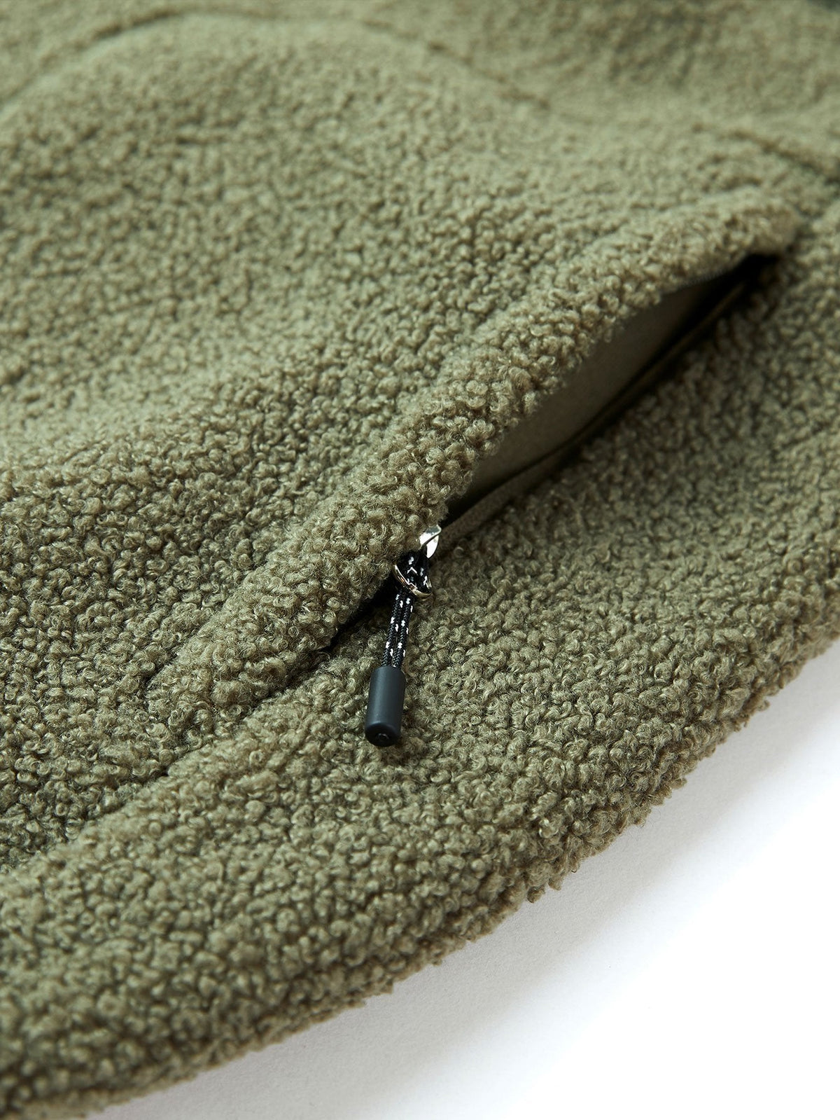 Teddy Fleece Zip Up Coat