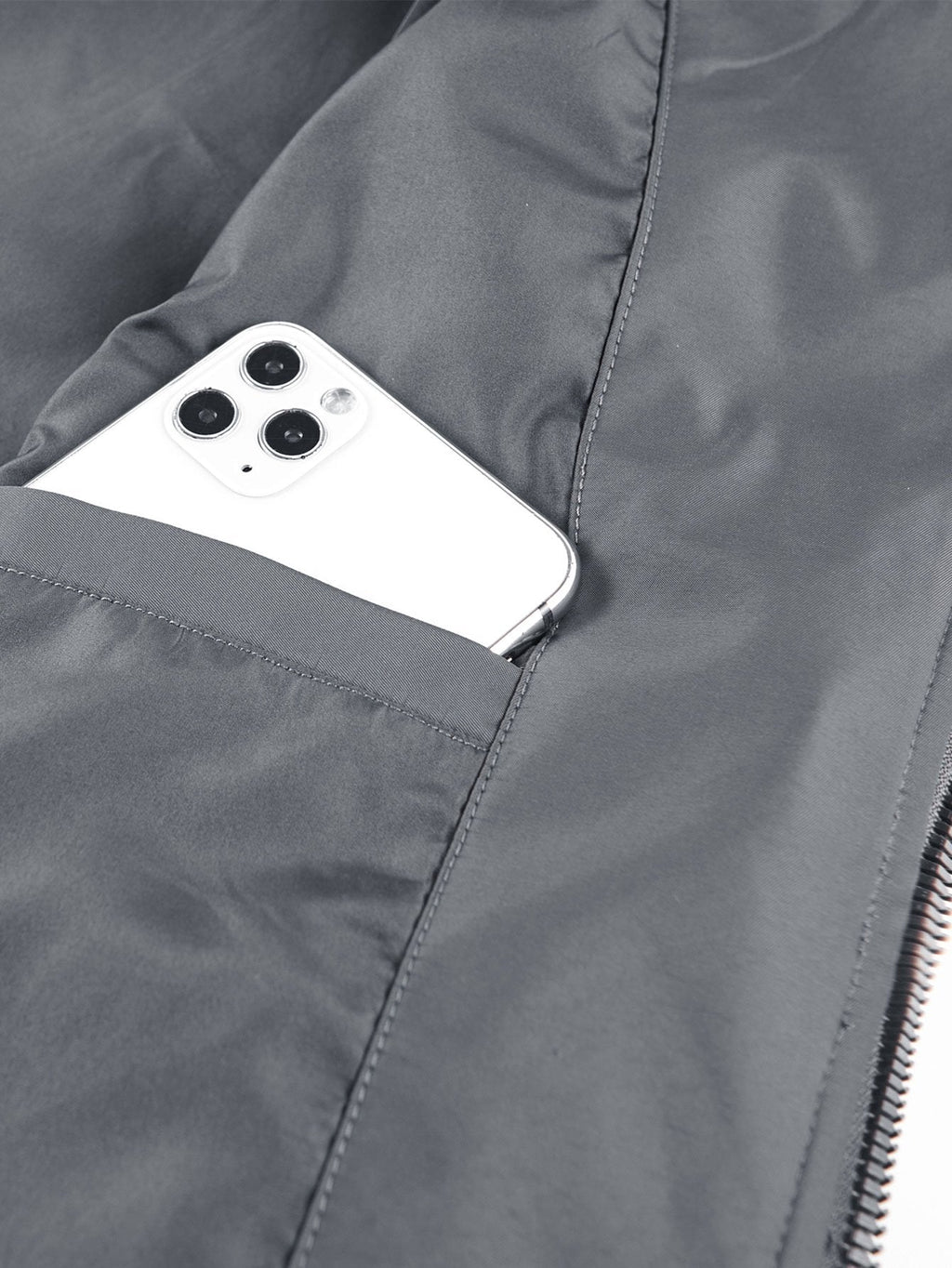 Multi Pockets Bomber Jacket
