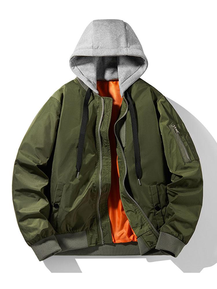 Hooded Bomber Jacket