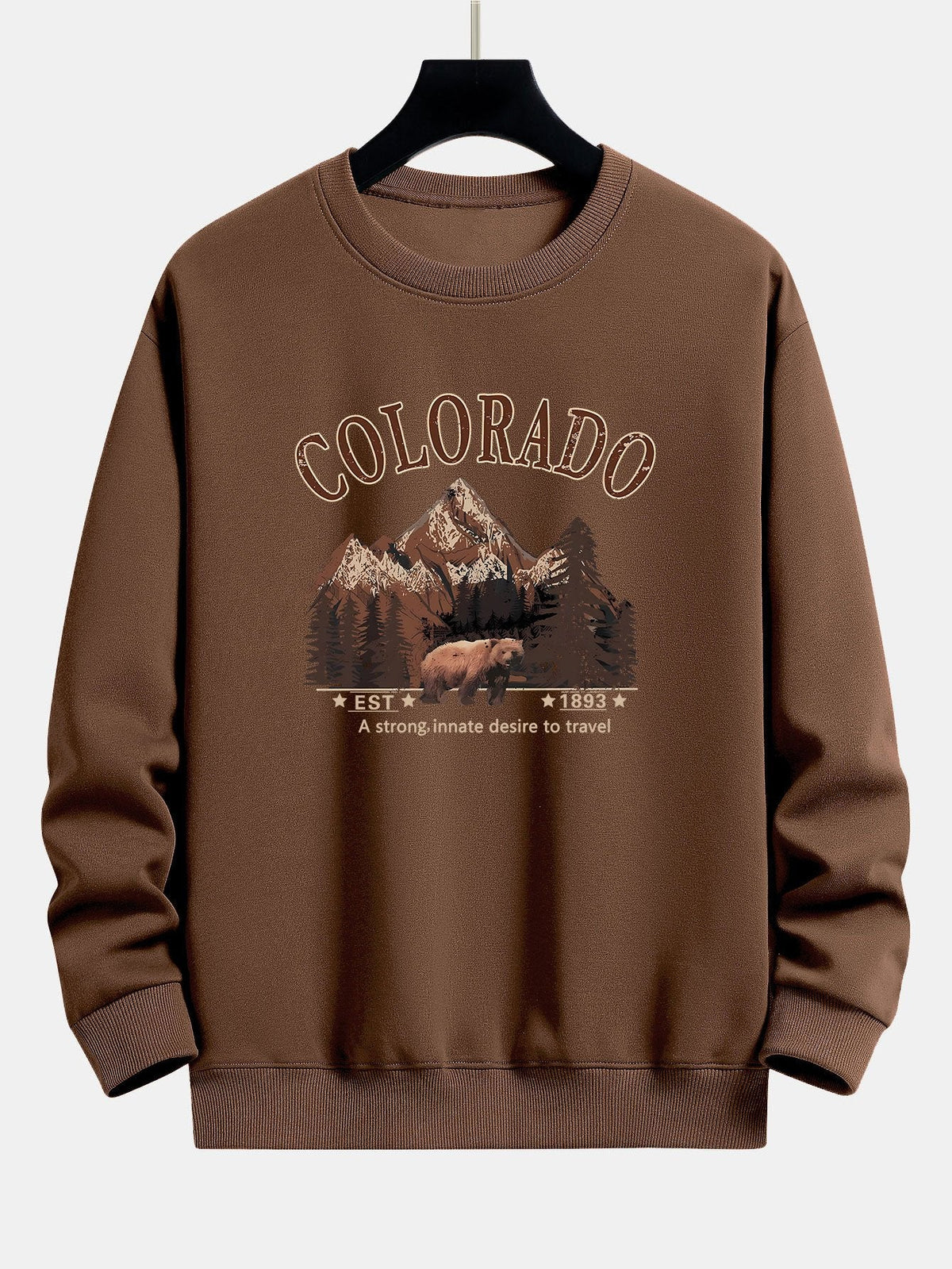 Colorado Bear Print Relax Fit Sweatshirt