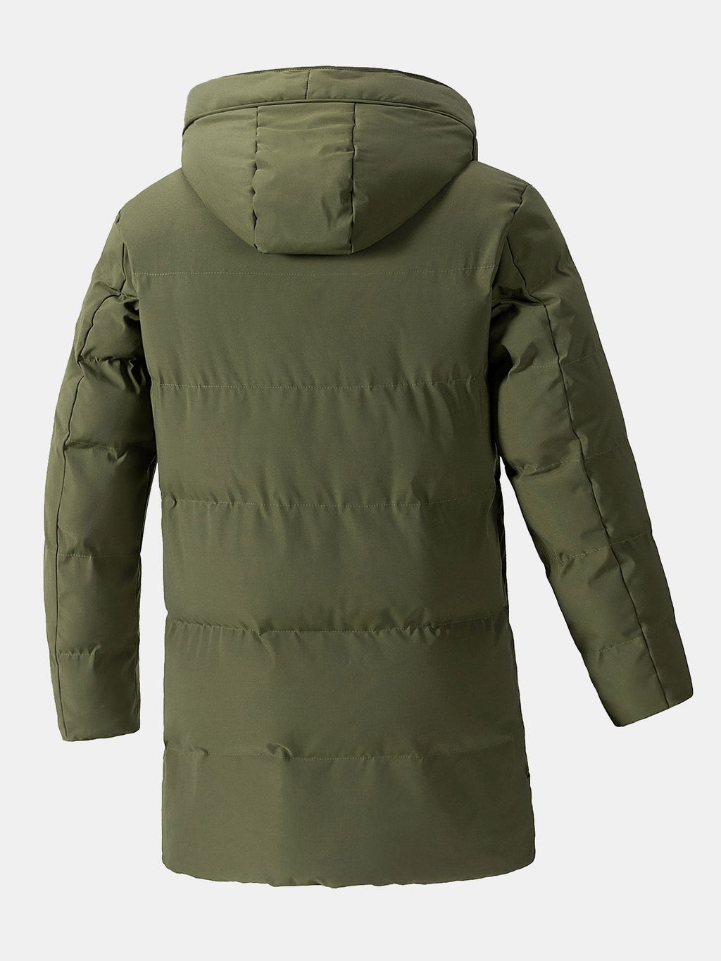 Long Line Hooded Puffer Coat