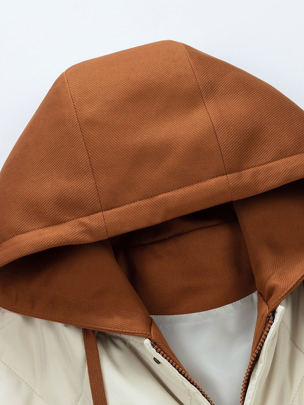 2 in 1 Quilted Hooded Baseball Jacket