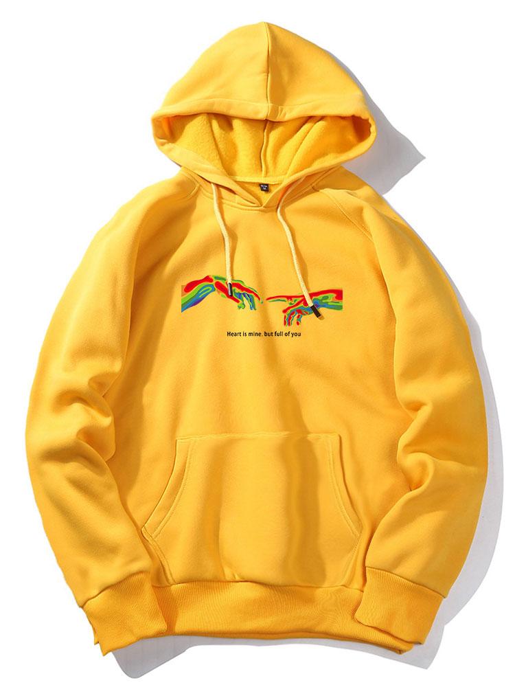 Infrared Hand Print Hoodie