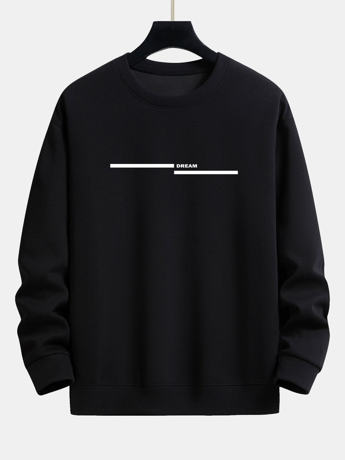 Dream Stripe Print Relax Fit Sweatshirt