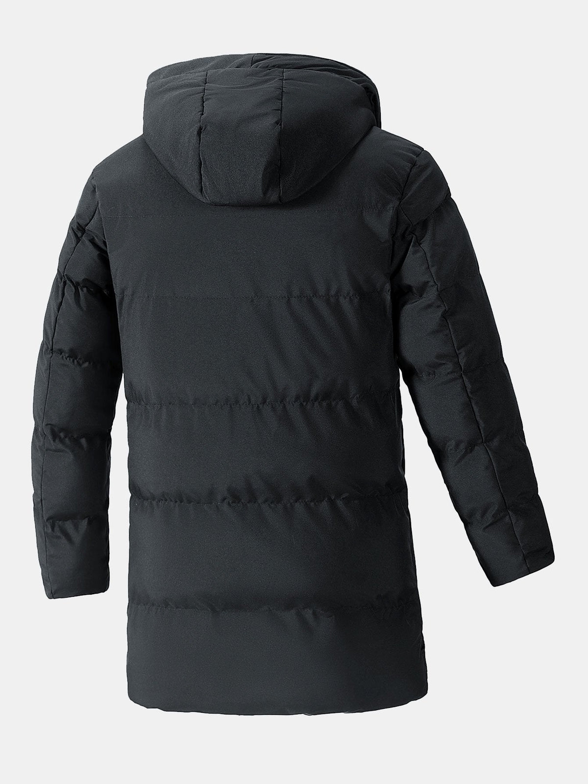 Long Line Hooded Puffer Coat