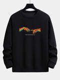 Infrared Hand Print Relax Fit Sweatshirt