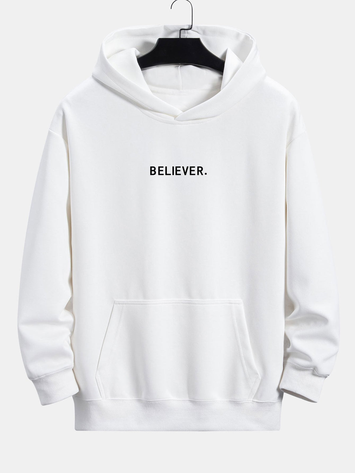 Believer Print Relax Fit Hoodie