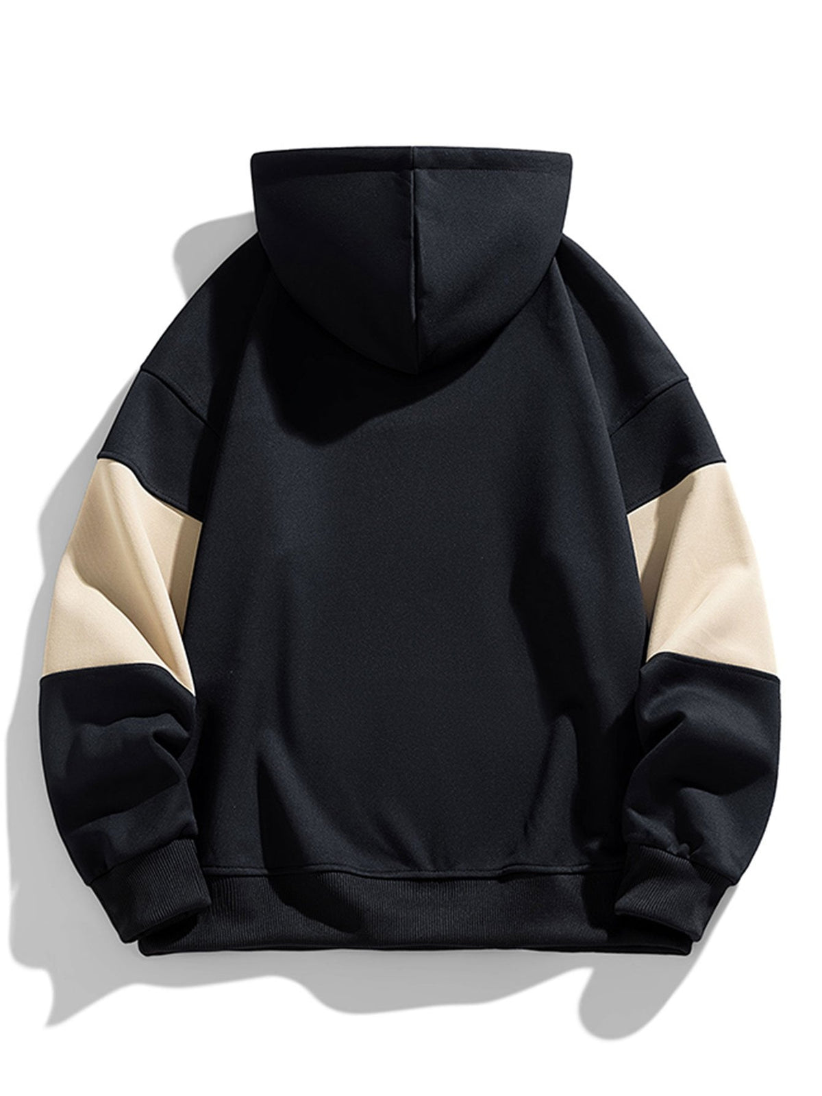 Relax Fit Color Block Hoodie