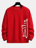 Brooklyn Print Relax Fit Sweatshirt