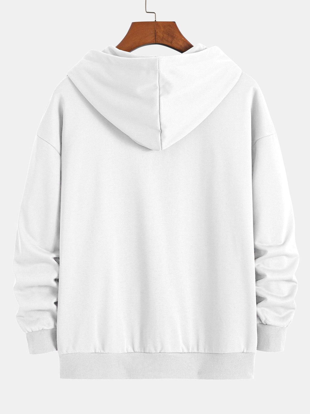 Basic Relax Fit Zip Hoodie