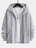 Basic Relax Fit Zip Hoodie