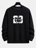 Number 23 Print Relax Fit Crew Neck Sweatshirt