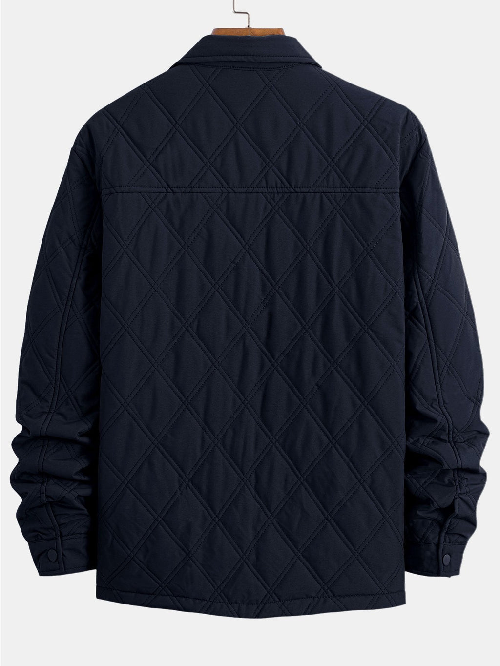 Quilted Button Up Overshirt