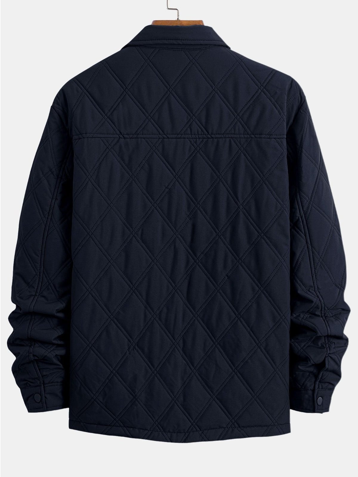 Quilted Button Up Overshirt