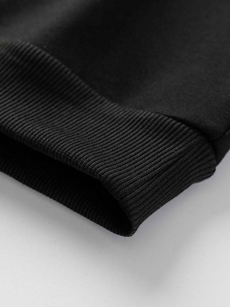 Color Block Crew Neck Sweatshirt