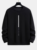 Stripe Be Kind Print Relax Fit Sweatshirt