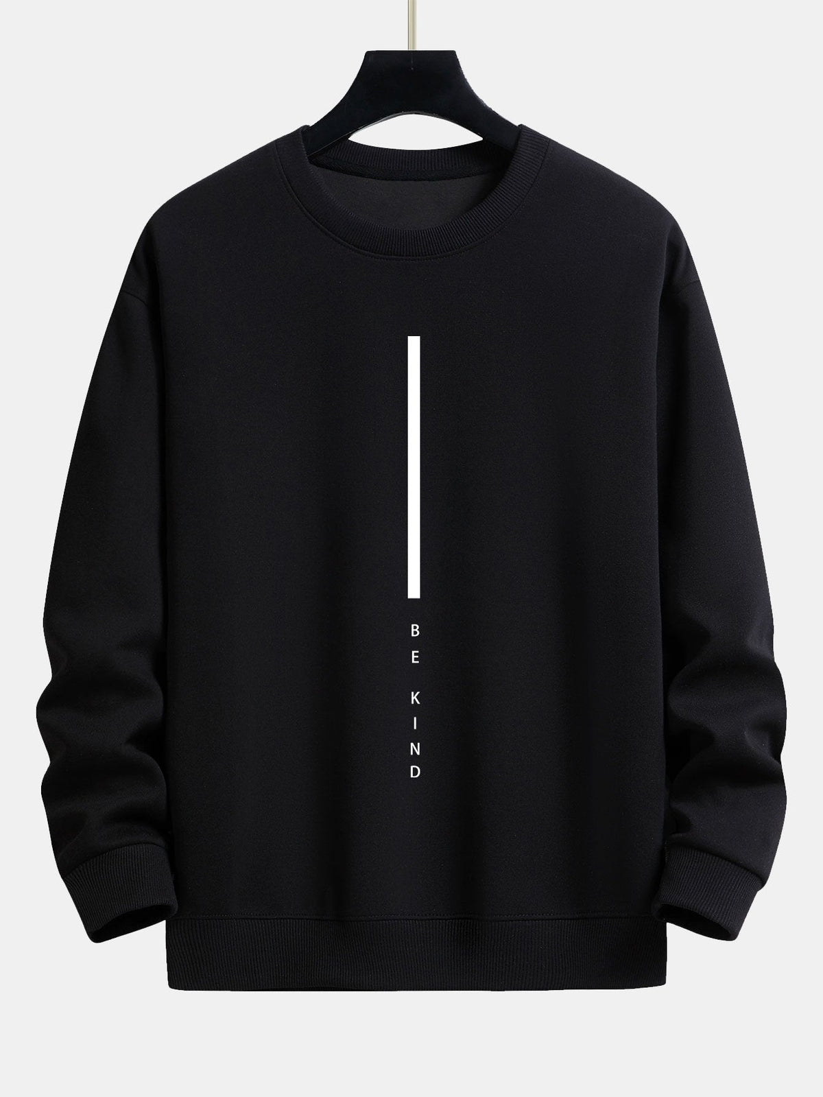 Stripe Be Kind Print Relax Fit Sweatshirt
