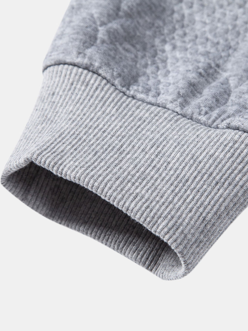 Relax Fit Wheat Jacquard Hoodie