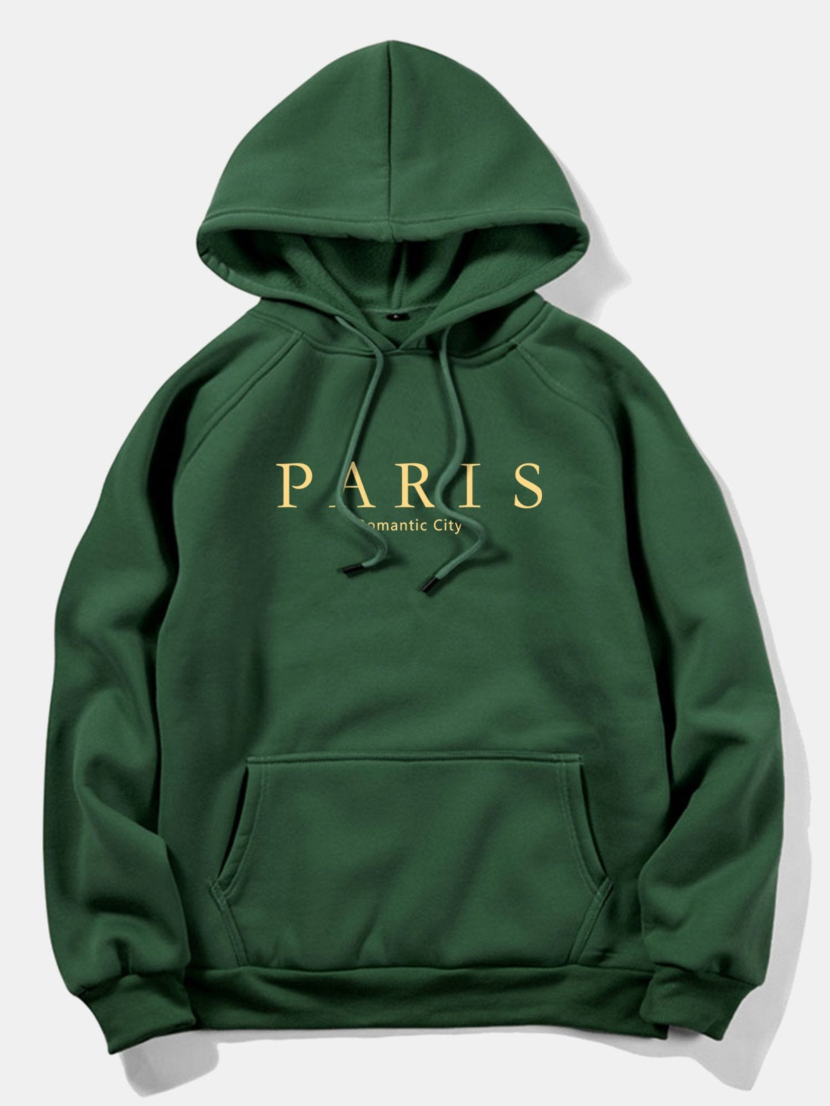 Kapuzenpullover mit Paris-Slogan-Print