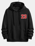 Nummer 23 Print Relaxed Fit Hoodie