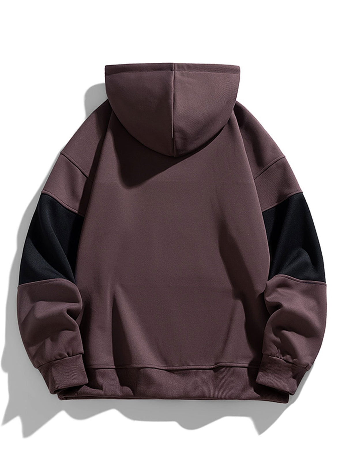 Relax Fit Color Block Hoodie