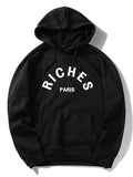 Rich Paris Print Hoodie