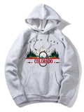 Colorado Mountain Print Hoodie