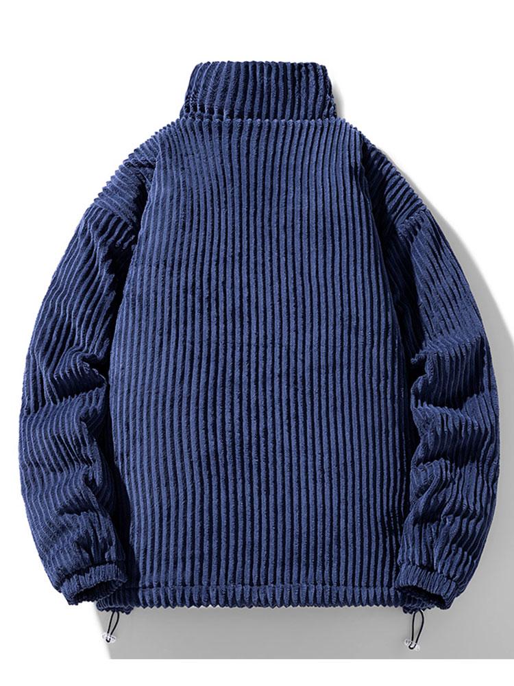 Quilted Lined Corduroy Coat