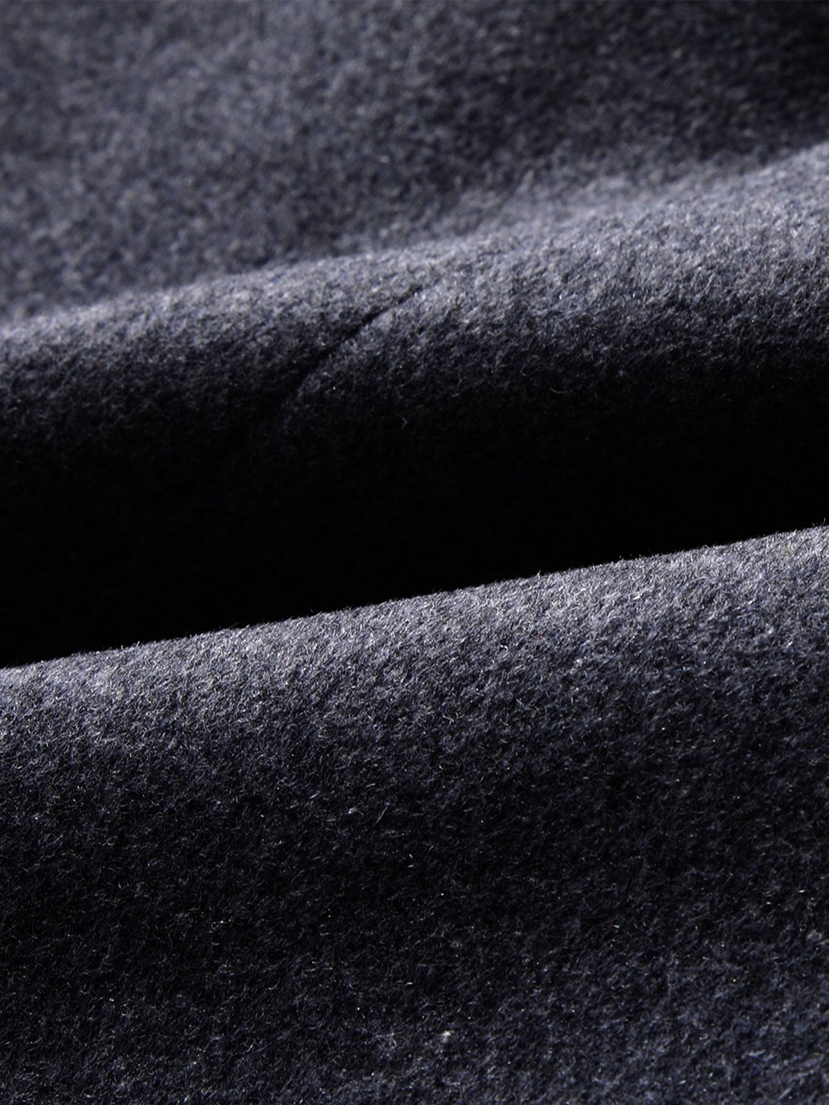 Long Line Wool Blended Overcoat