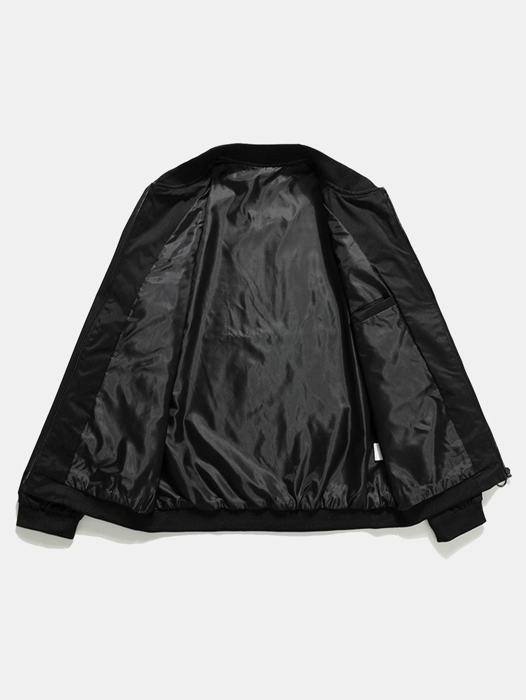 Slogan Zip Bomber Jacket