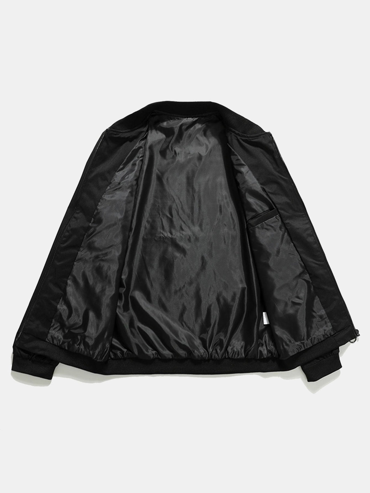 Slogan Zip Bomber Jacket