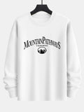 Mountain Pathways Print Relax Fit Sweatshirt