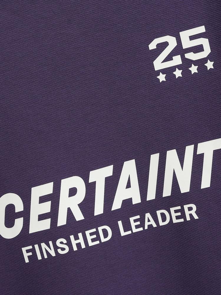 Oversize Slogan Color Block Sweatshirt