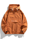 Quarter-Zip  Hooded Windbreaker