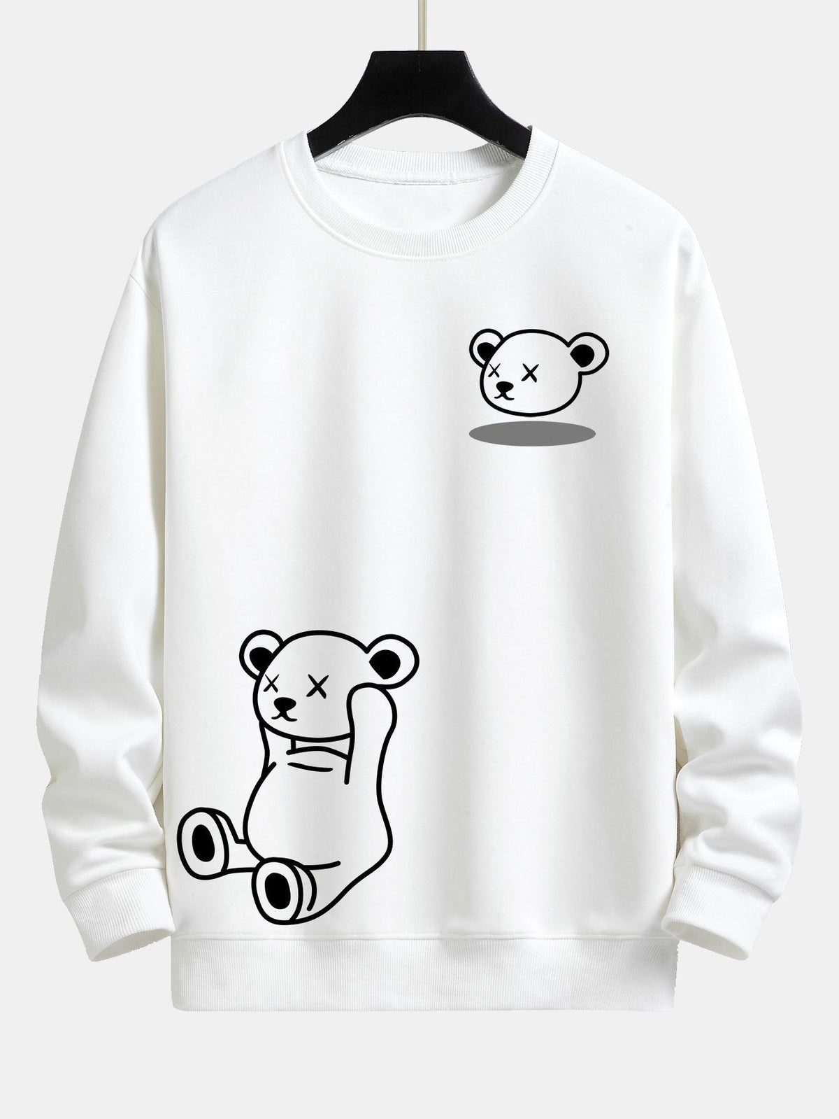 Bear Print Relax Fit Sweatshirt