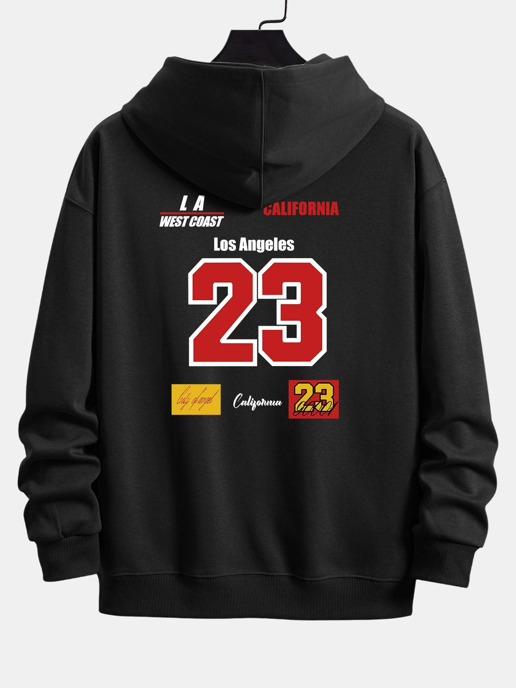 Nummer 23 Print Relaxed Fit Hoodie