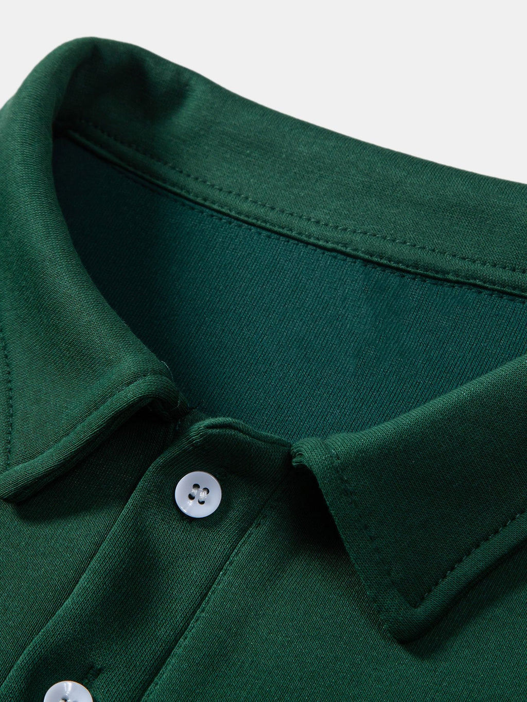 Relax Fit Polo Collar Sweatshirt