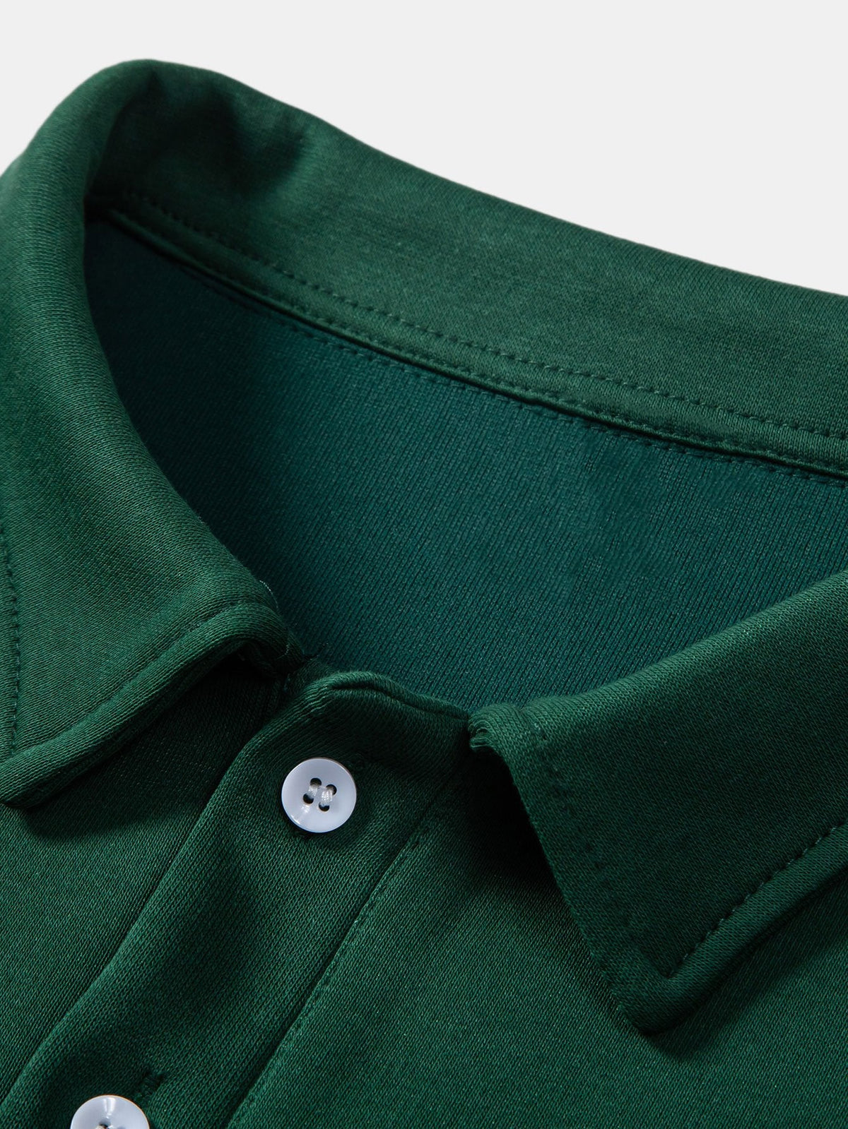 Relax Fit Polo Collar Sweatshirt