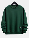 Relax Fit Geometric Striped Sweatshirt