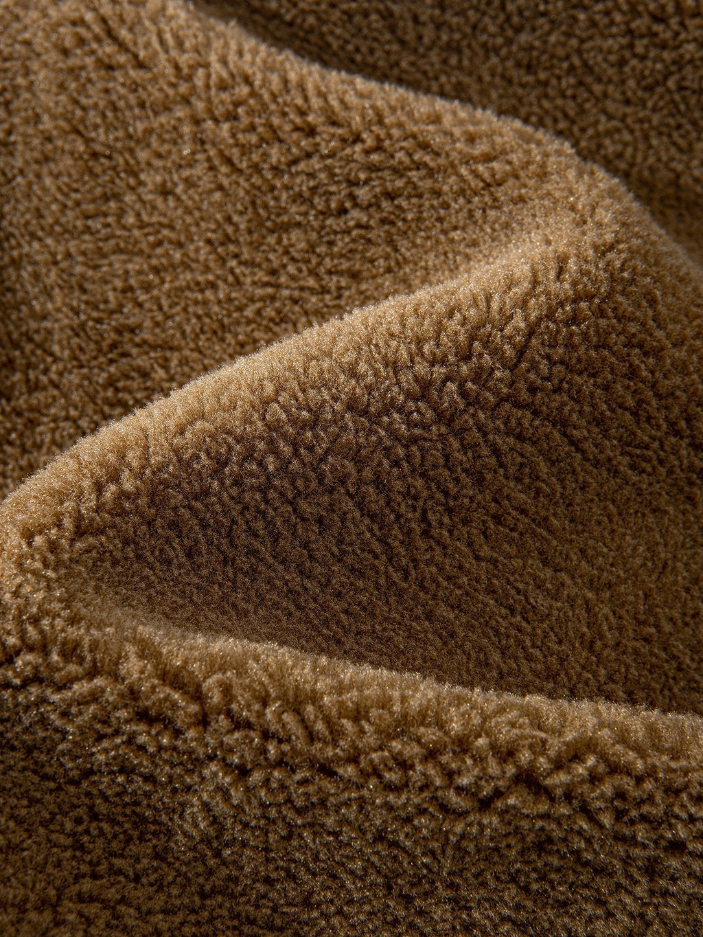 Quilted Lined Teddy Fleece Zip Up Coat