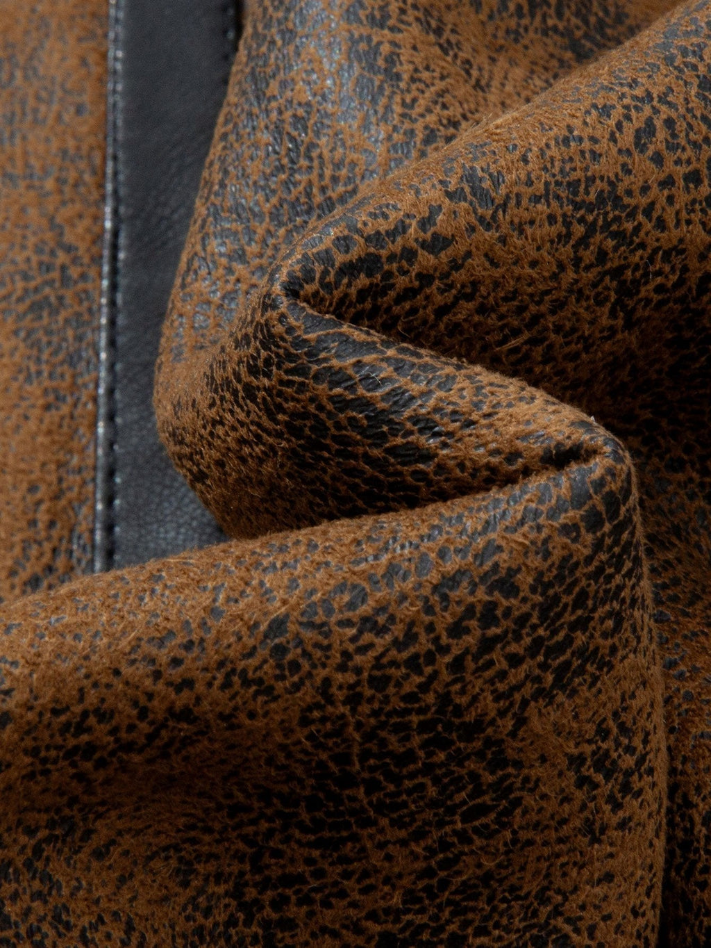 Faux Fur Lined Suede Jacket