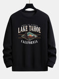 Lake Tahoe Print Relax Fit Sweatshirt