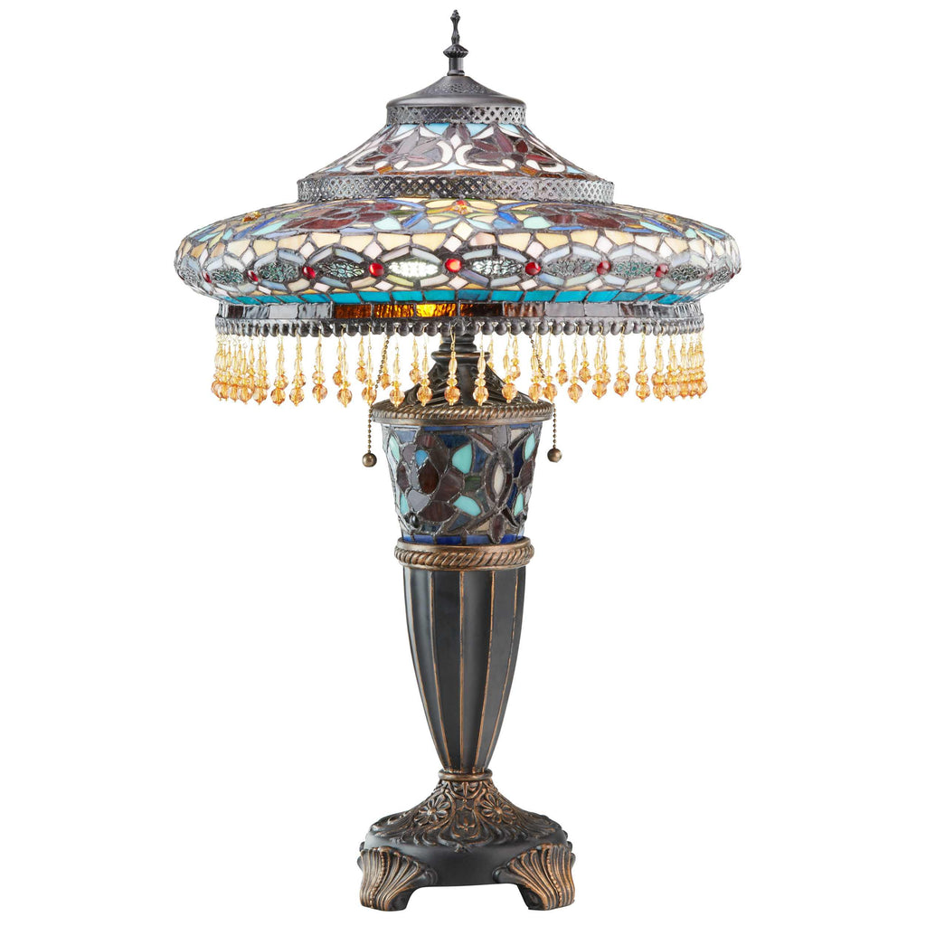 River of Goods Lamp, Table Double Lit 17"