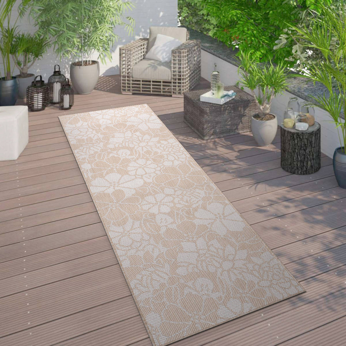 World Rug Gallery Palm Collection 7'10 x10'