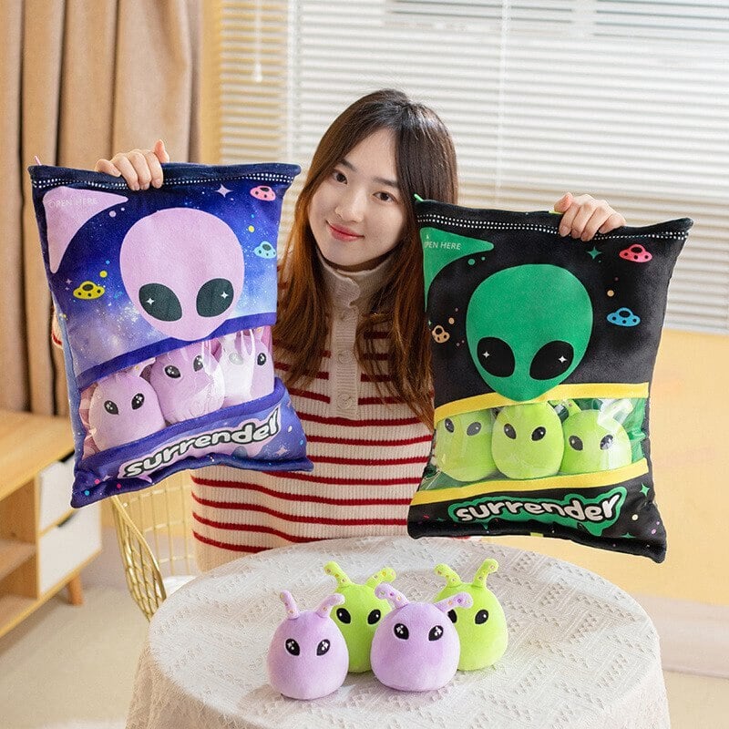 Alien Purple Green Candy Bags