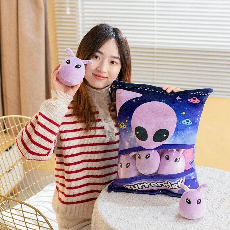 Alien Purple Green Candy Bags