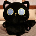 Enchanting Blue-Eyed Black Cat Plushie - Arrayah