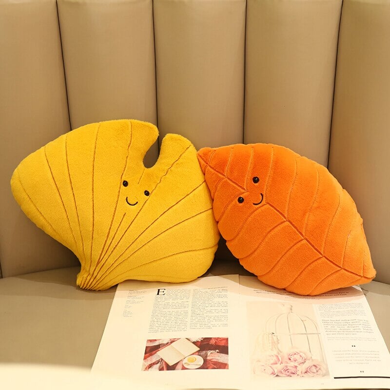 Cozy Autumn Leaves Plushie Collection