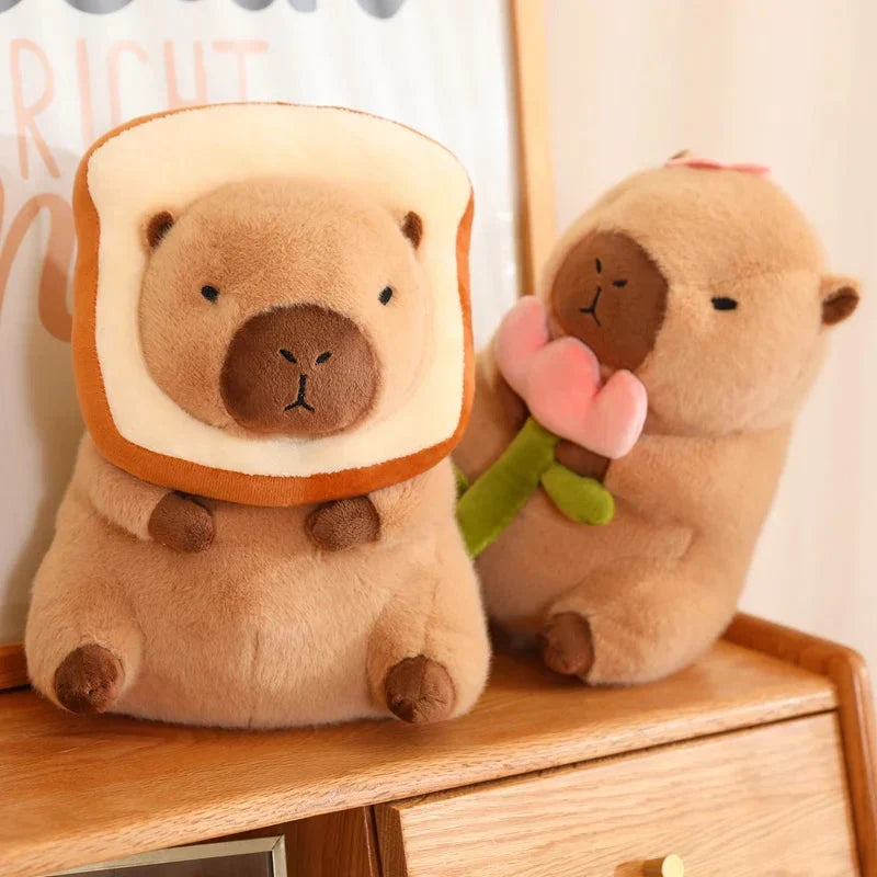 Adorable Baby Capybara Dress-Up Plushie Collection