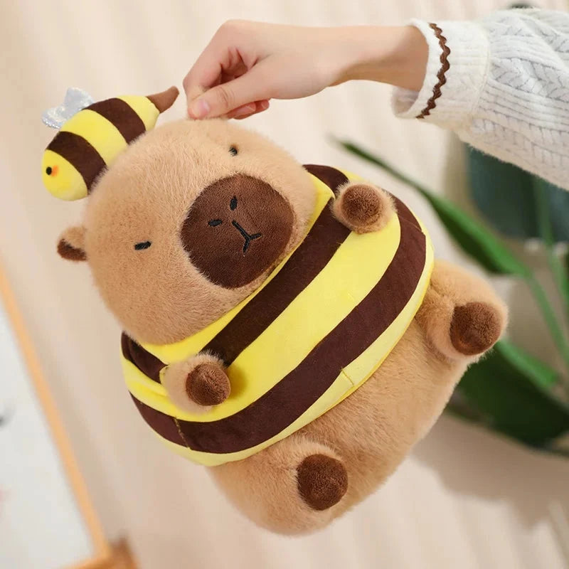 Baby Capybara Animal Dress-up Plushie Collection